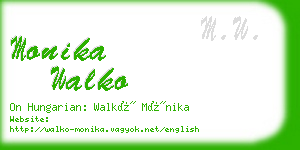 monika walko business card